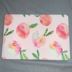 peach macbook air case